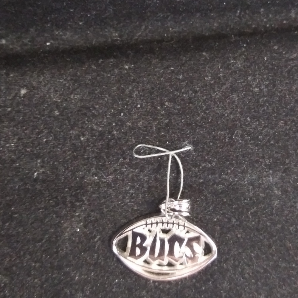 Sterling silver Tampa Bay Buccaneers pendant